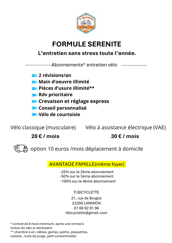 Formule sérénité